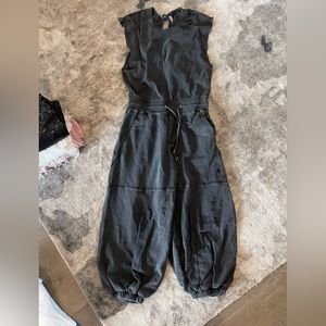 Free people black comfortable onesie size medium